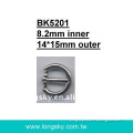 Zinc belt buckle with prong (#BK5201/8.2mm inner)